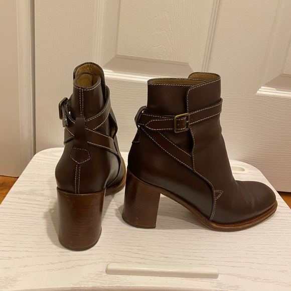 Chloe leather boots size 37, color brown, Authentic - Picture 3 of 11